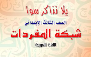 شبكة المفردات 3
